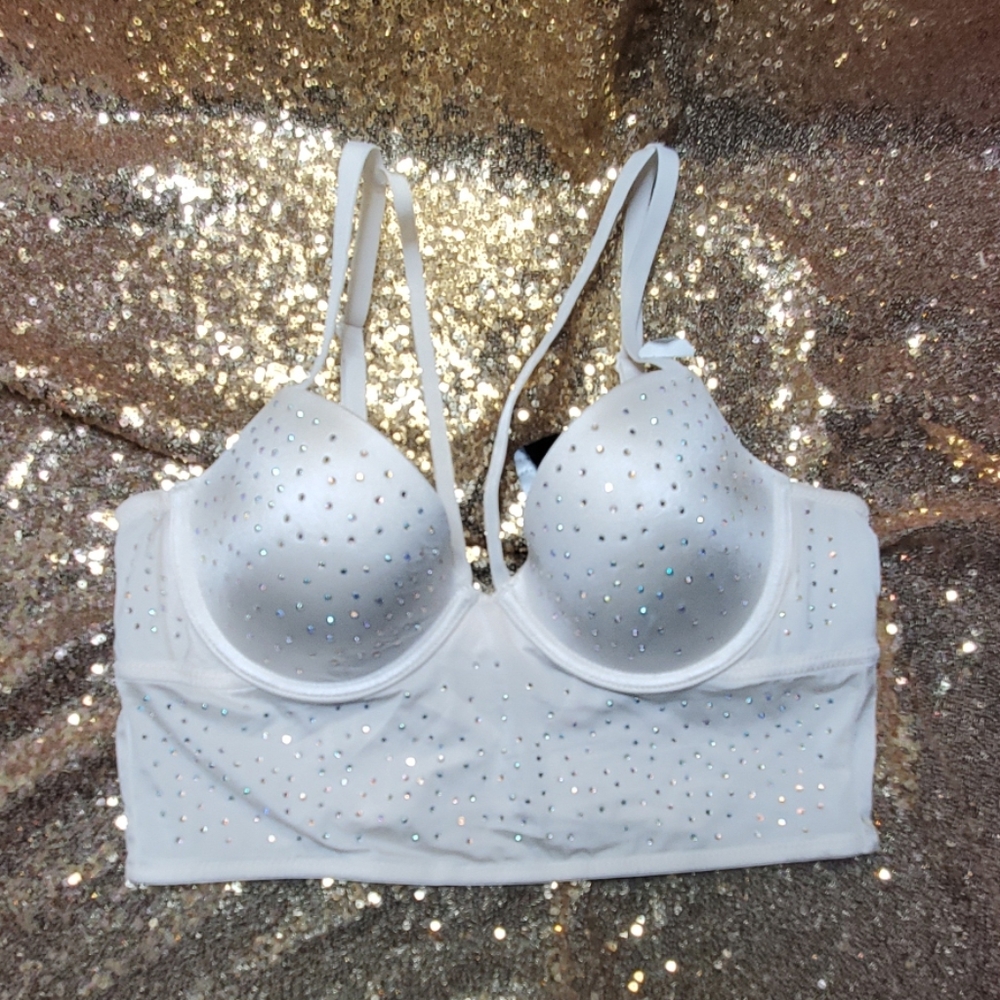 Final sale LaSenza Rhinestones Lined Bra - Picture 1 of 5